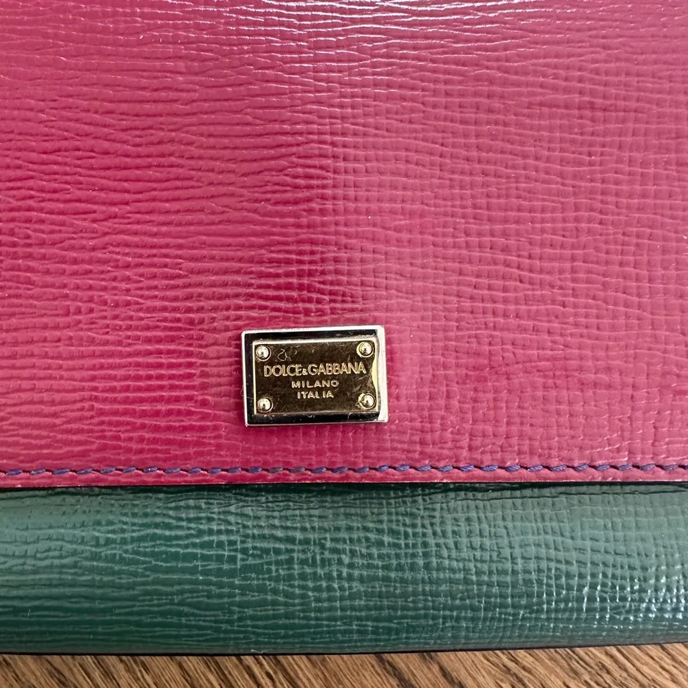 DOLCE&GABBANA, Sicily, leather crossbody bag,
Multicolour, Leather - Picture 6 of 13